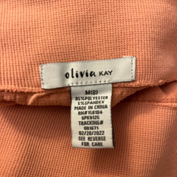 Olivia Kay Ribbed Biker Shorts - Picture 3 of 3